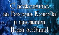 С пожелание за Весела Коледа и щастлива Нова година!