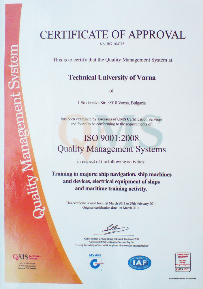 ISO 9001:2008 Quality Management Systems